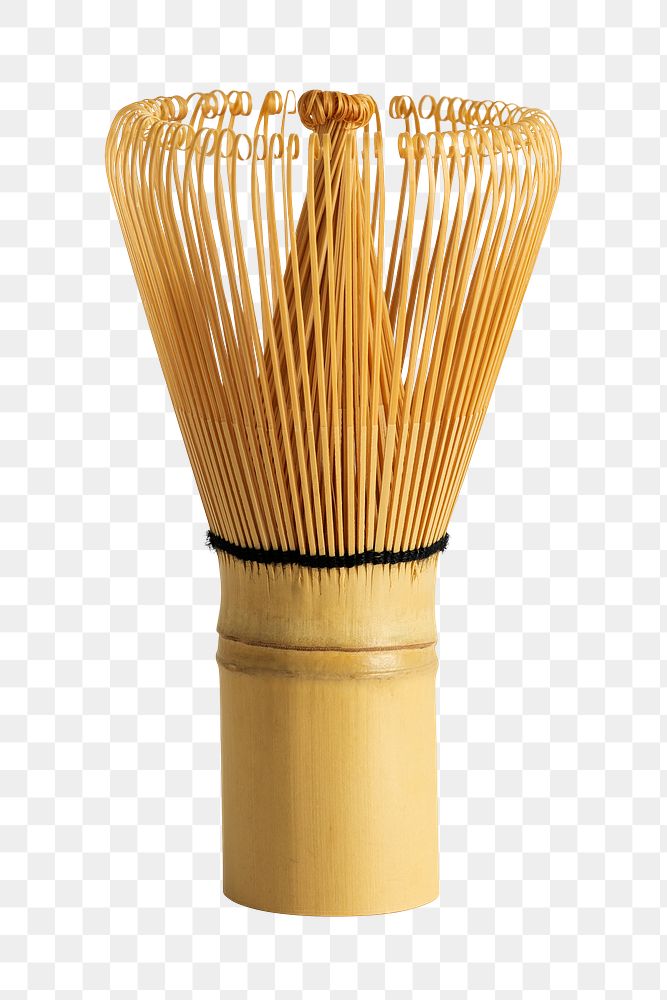 Japanese bamboo brush design element