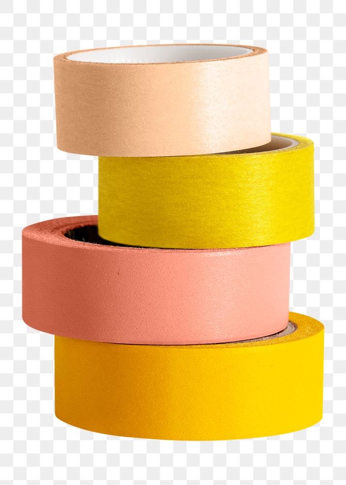 Stack of colorful tape design resources