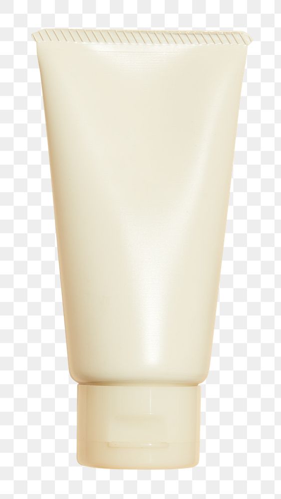 Beige beauty care tube design element