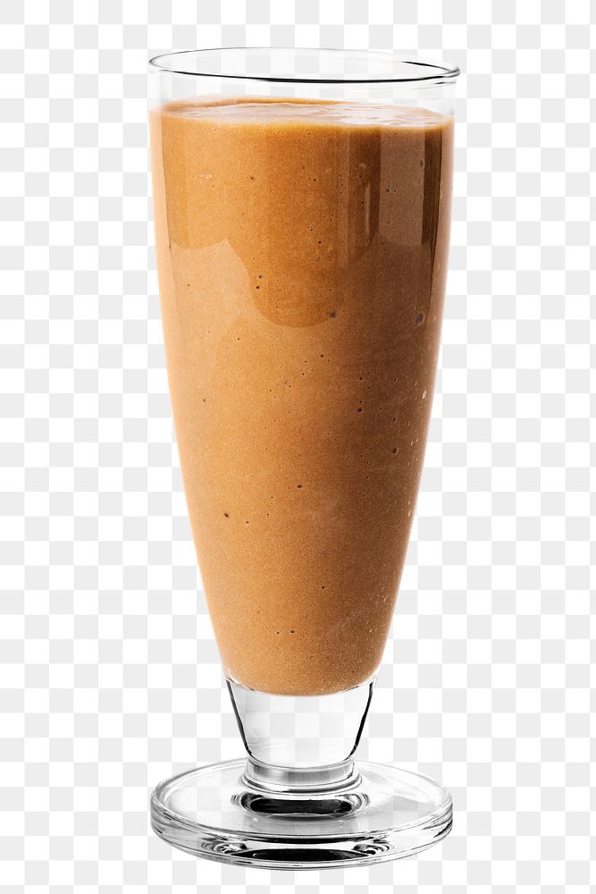 Chocolate milkshake studio shot transparent png