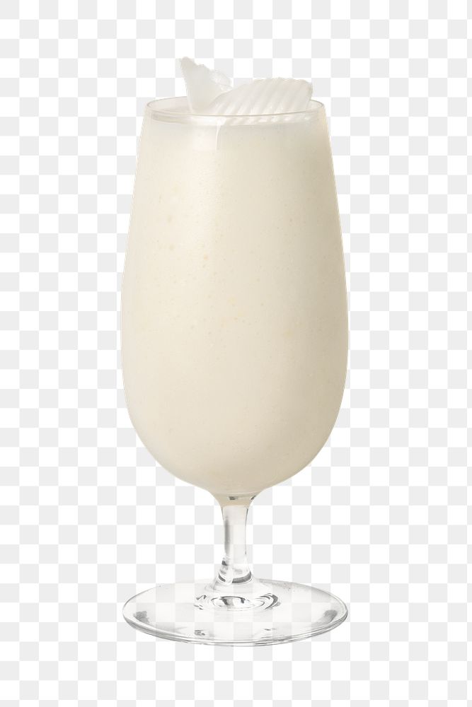 Fresh vegan coconut smoothie transparent png