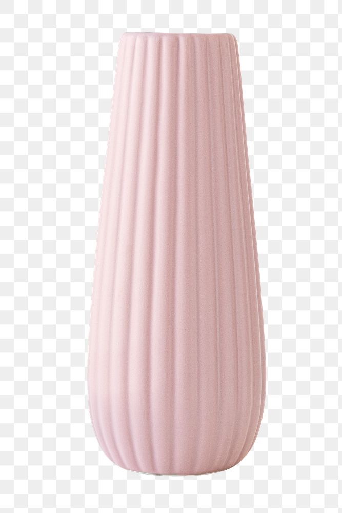 Modern pink vase design element