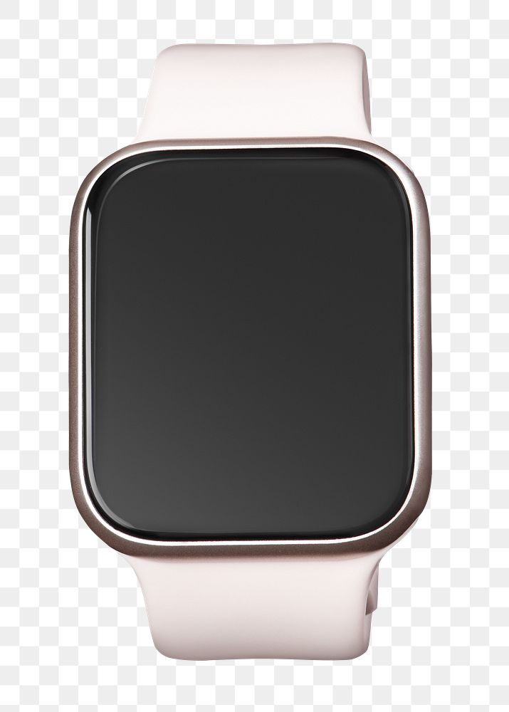 Smart watch screen mockup psd digital device