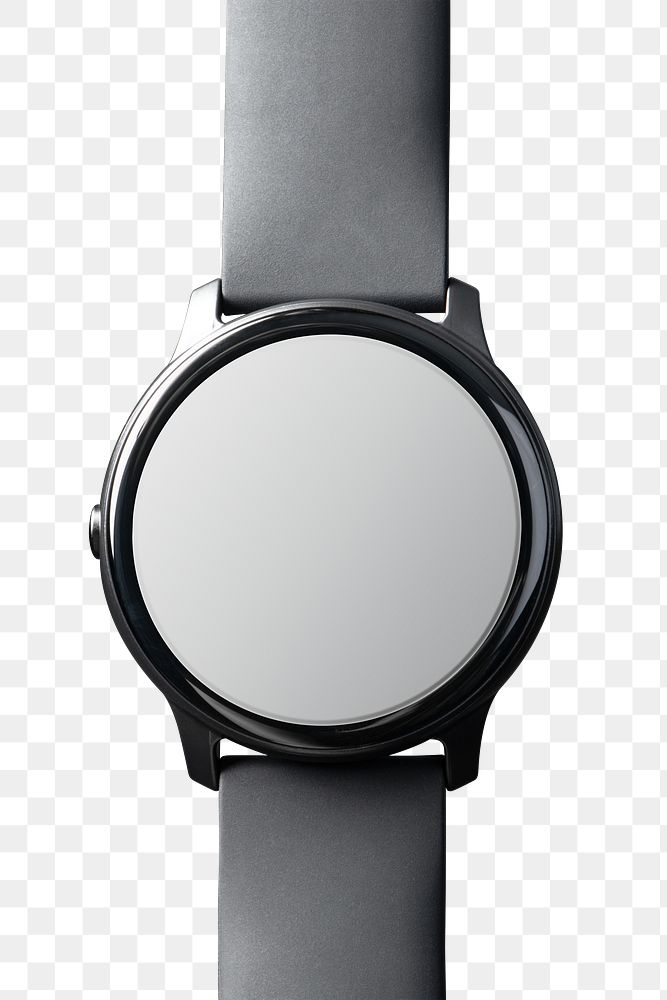 Smart watch screen mockup png digital device