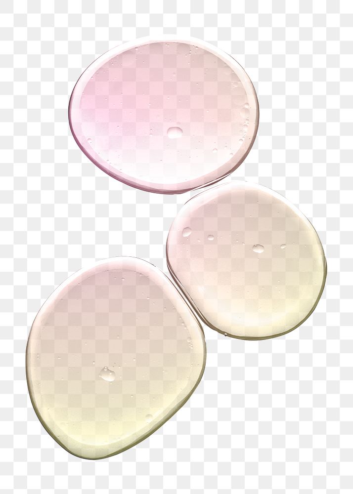 PNG oil bubble macro shot gradient liquid abstract