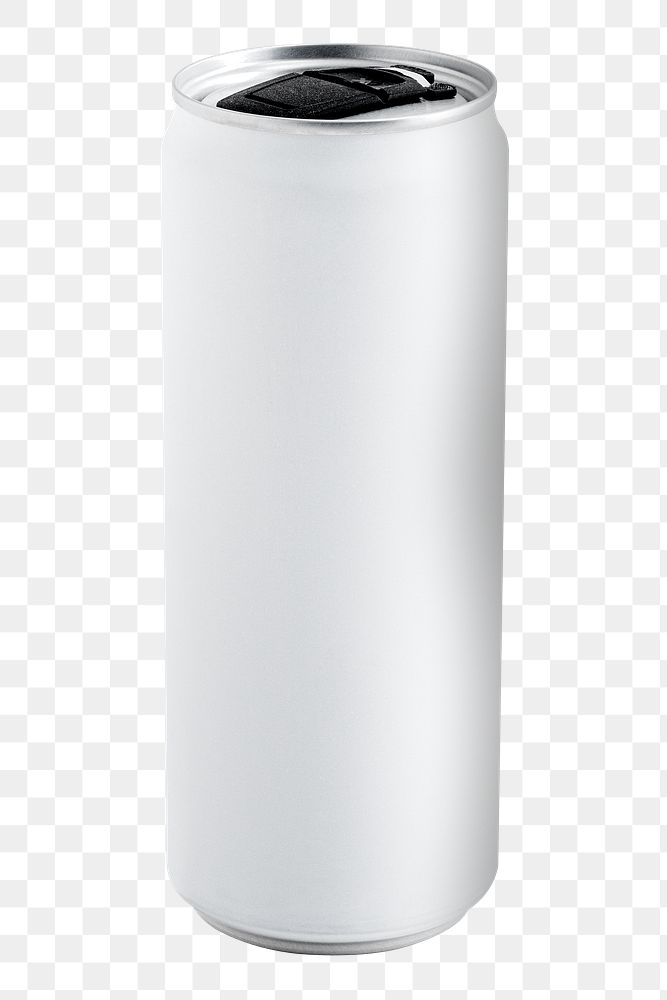 Soda can png, beverage packaging
