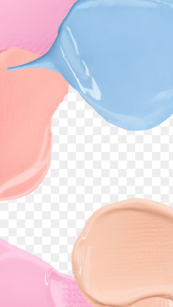 Background png, paint smudge texture on transparent background