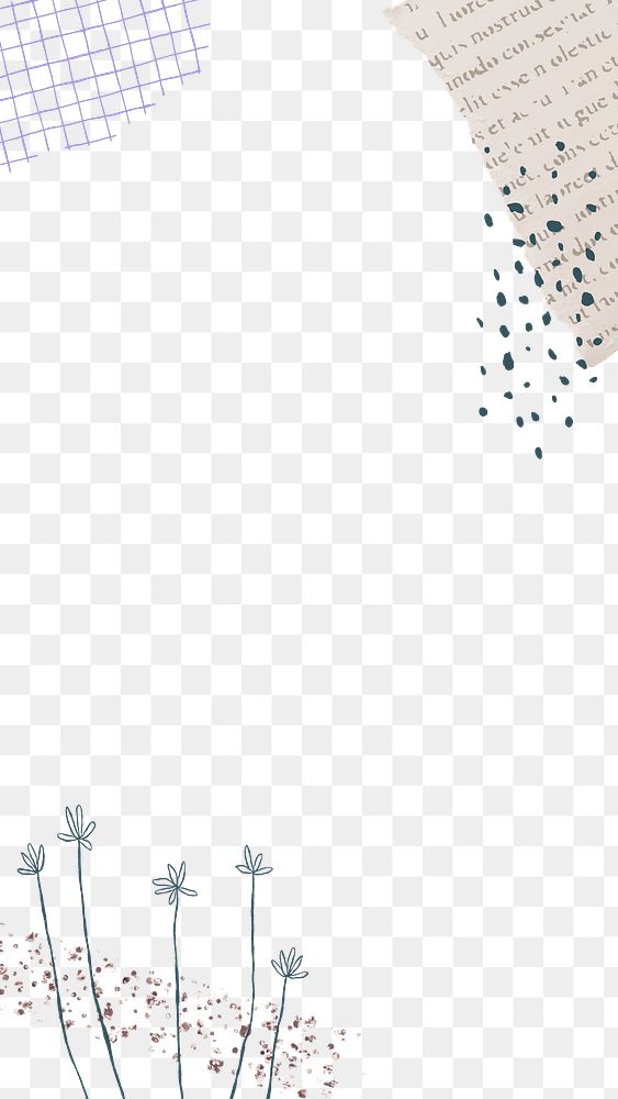 PNG transparent doodle background, abstract Memphis design