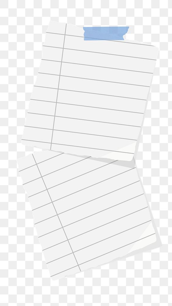 PNG paper note sticker, transparent background