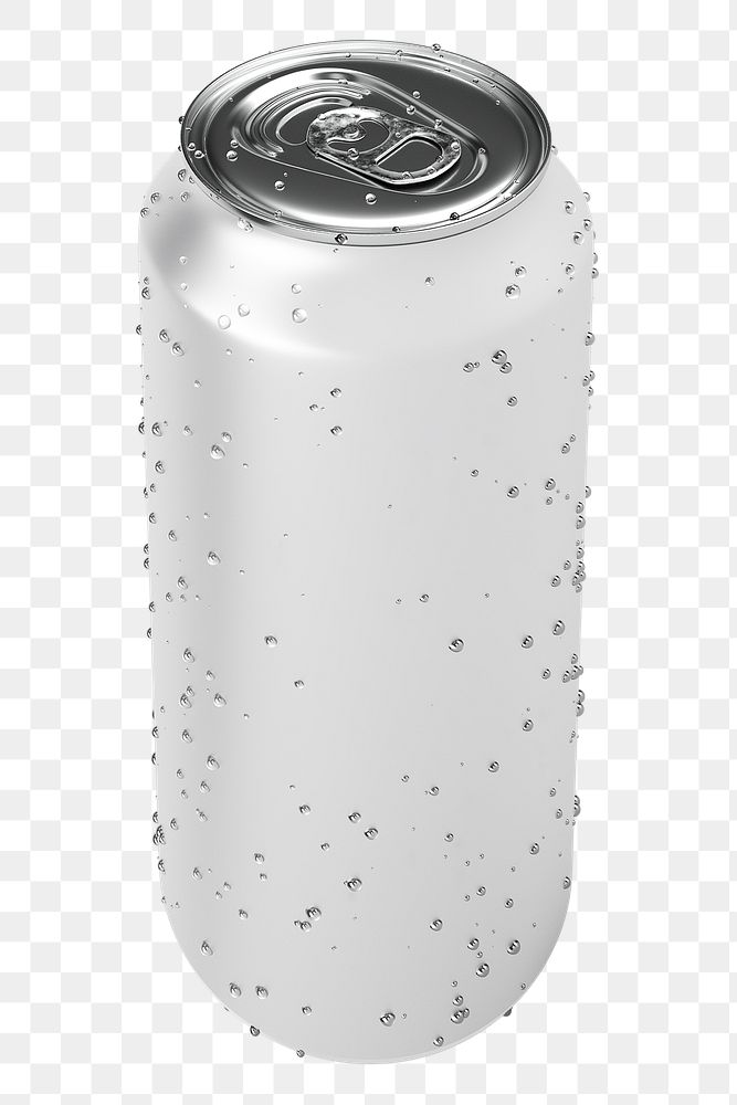 Cold beer can png sticker, refreshing drink