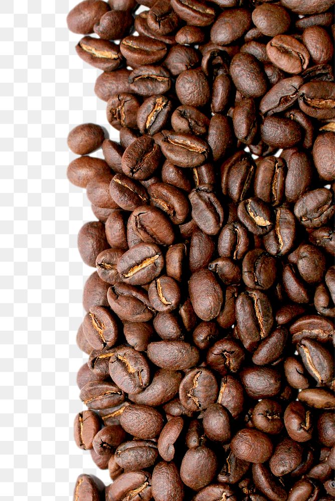 Coffee beans png, transparent background