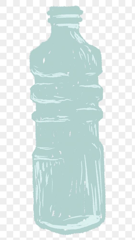 Water bottle element transparent png