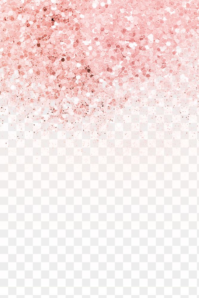Pink glitter layer transparent png