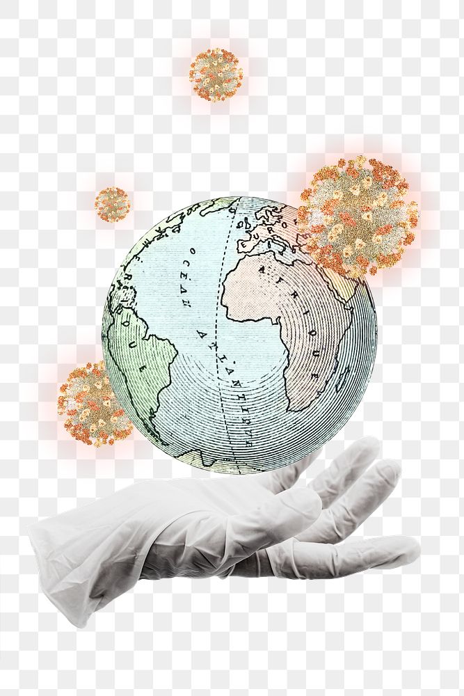 Protect the planet earth from coronavirus… | Free stock illustration | High Resolution graphic Protect the planet earth from coronavirus background design element