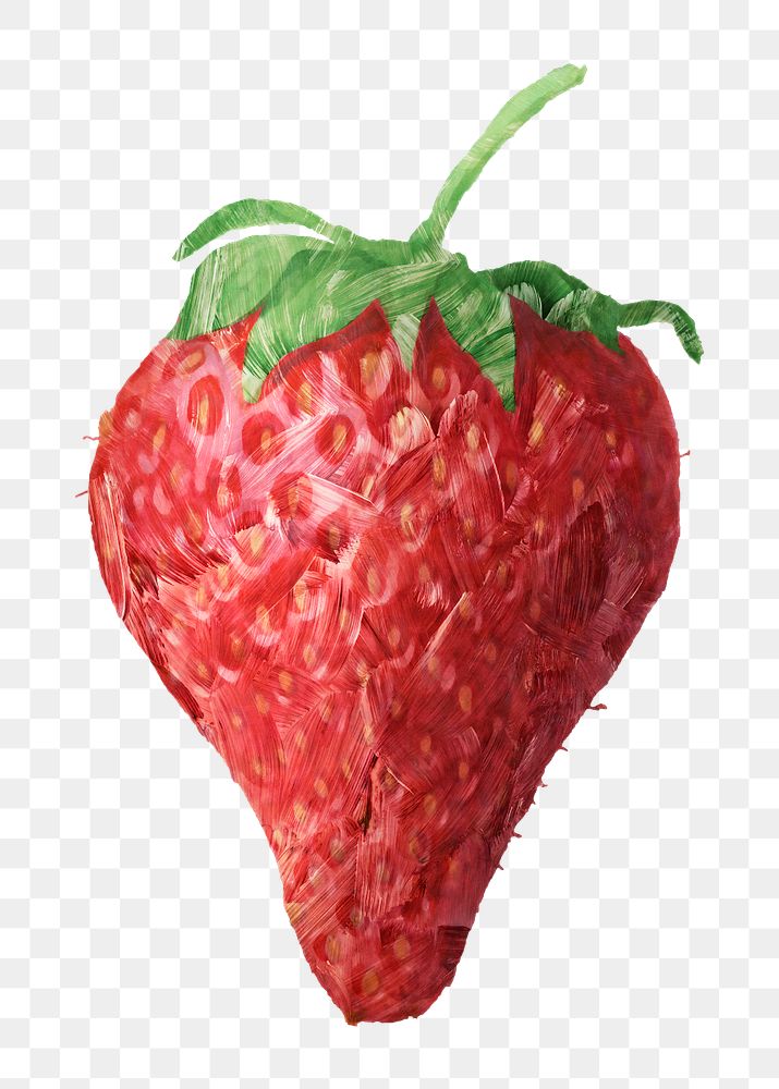 Hand drawn strawberry fruit design element