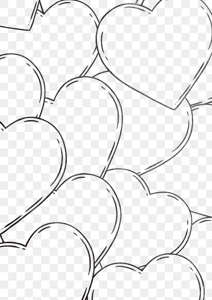 Heart shape background design element Free PNG rawpixel