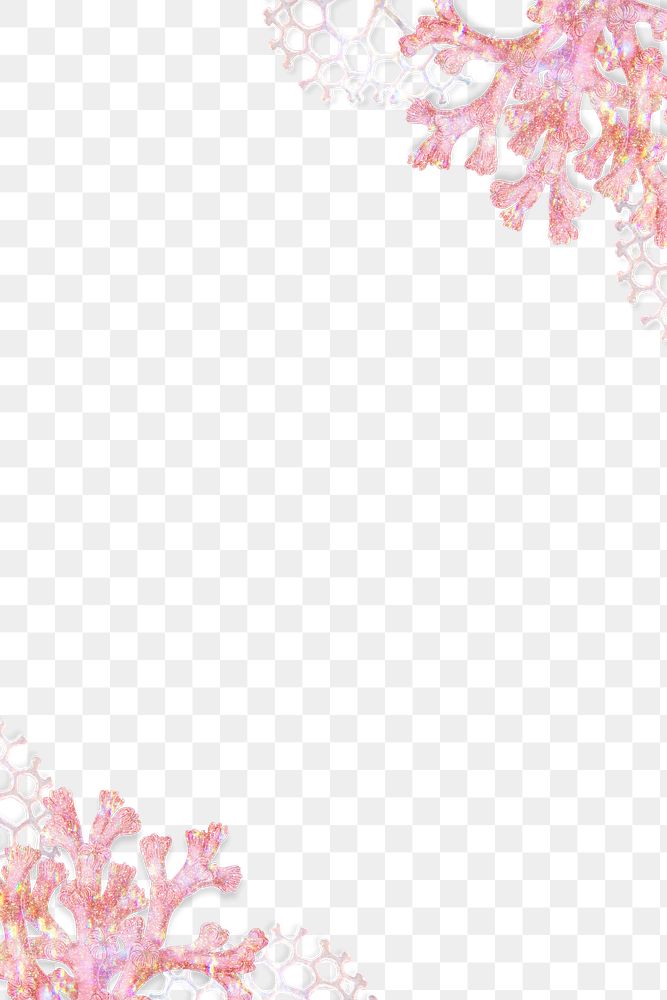 Holographic coral patterned background design element