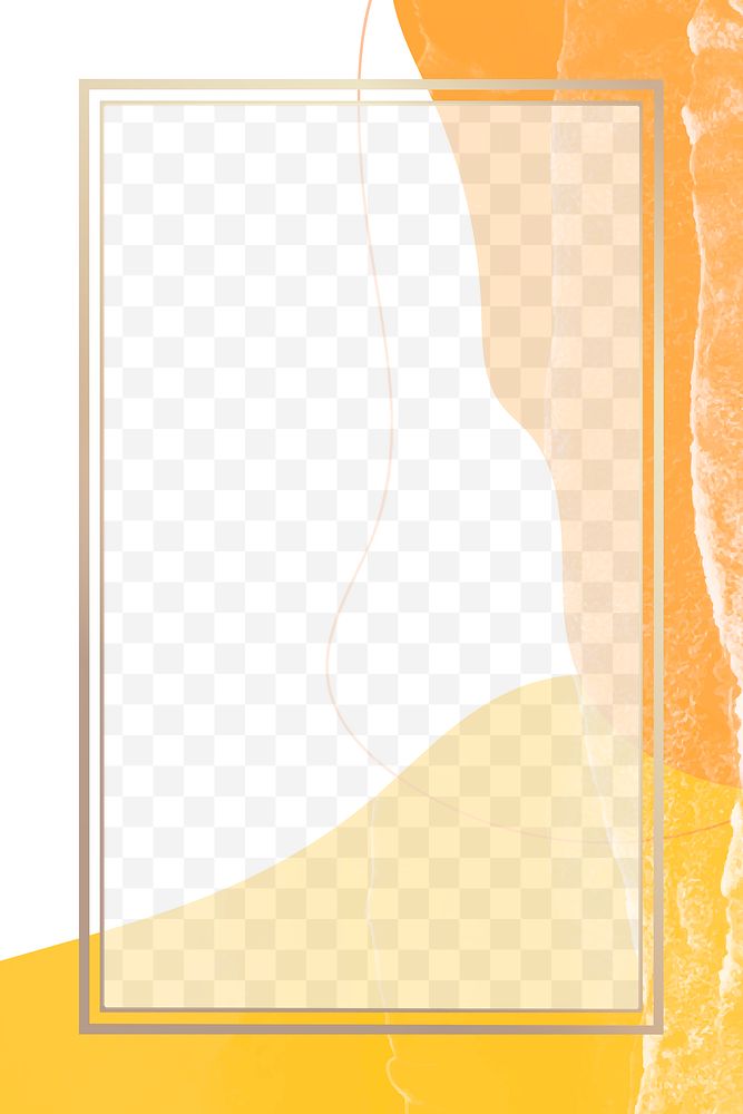 Png Orange Standing Frame Textured Free Png Rawpixel