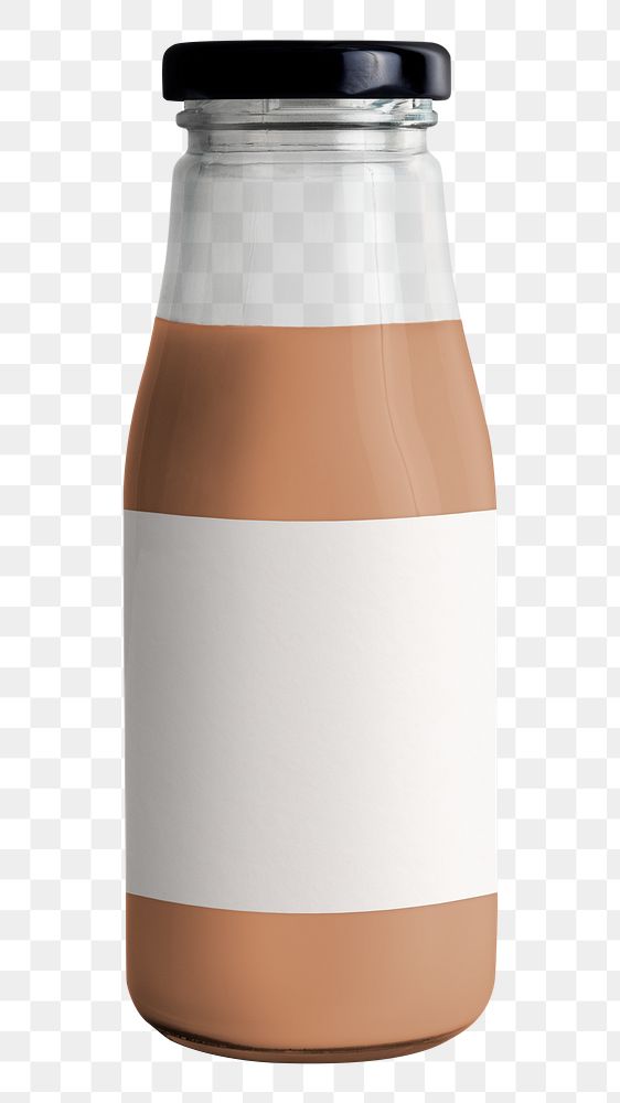 Fresh chocolate milk in a glass | Free PNG Sticker - rawpixel