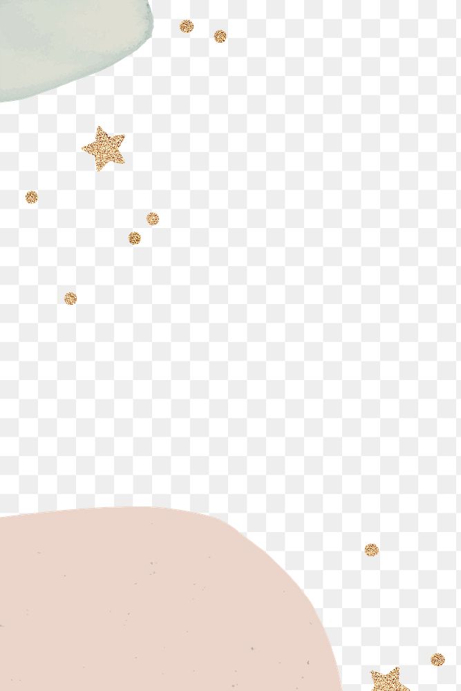 Shimmering gold stars design element 