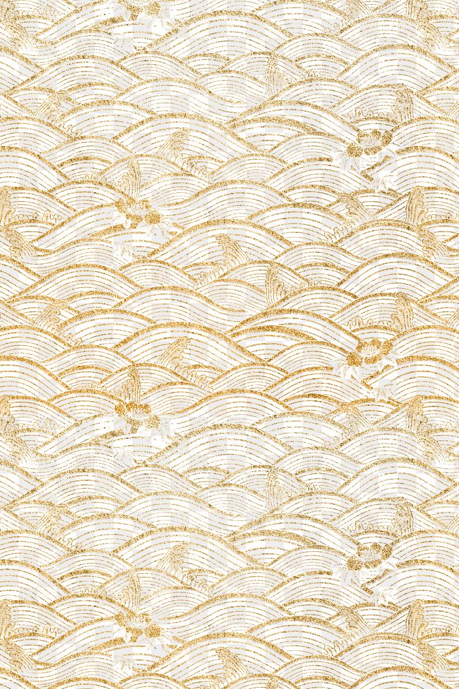 Png gold traditional Chinese art pattern background