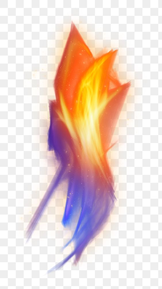 Png dramatic gradient fire flame | Free PNG Sticker - rawpixel