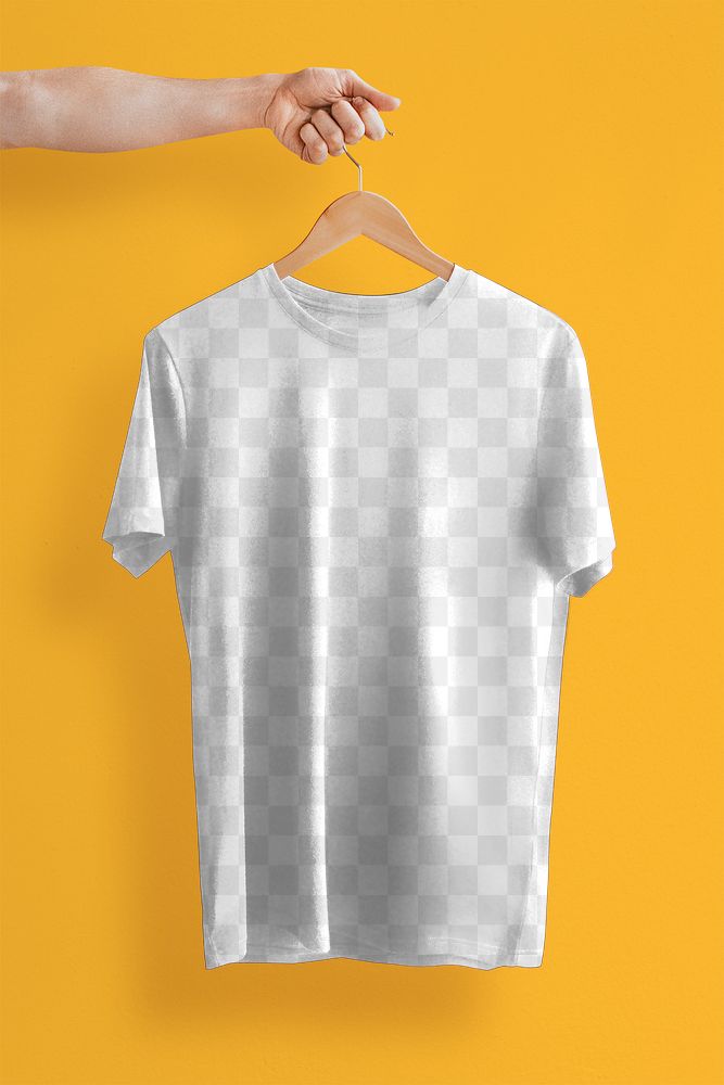 T-shirt png transparent mockup simple apparel