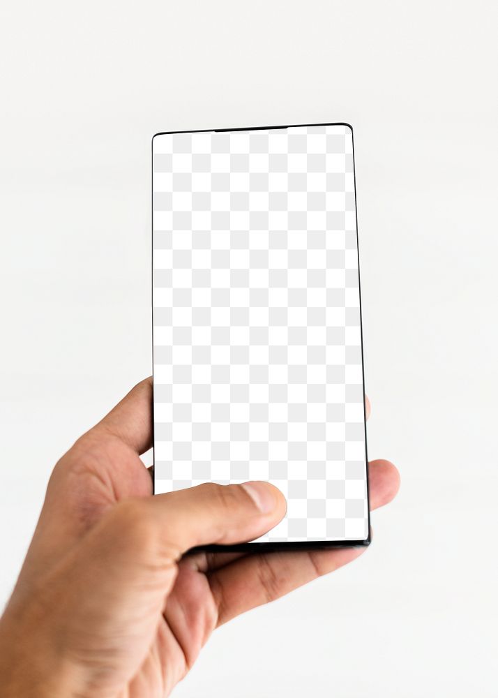 Smartphone png screen mockup innovative future technology