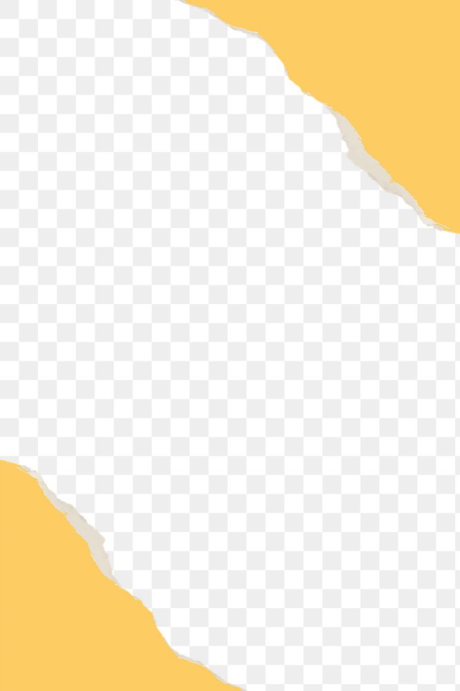 Ripped paper png border, transparent background 