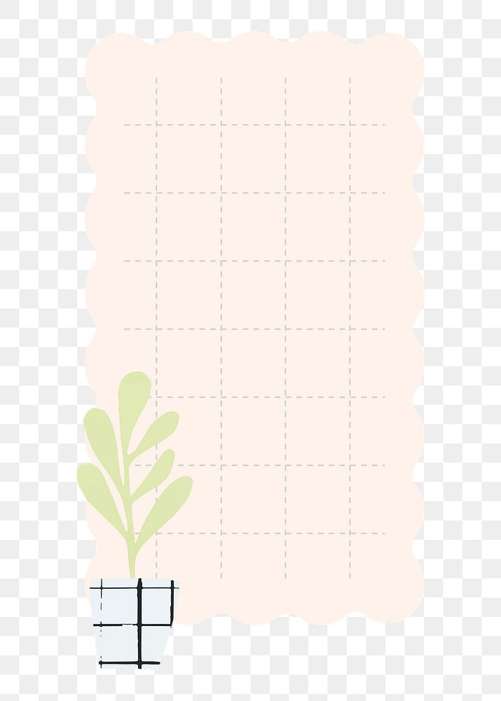 Note paper png sticker on transparent background
