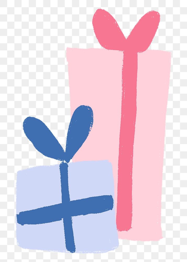 Birthday gift PNG sticker, celebration illustration