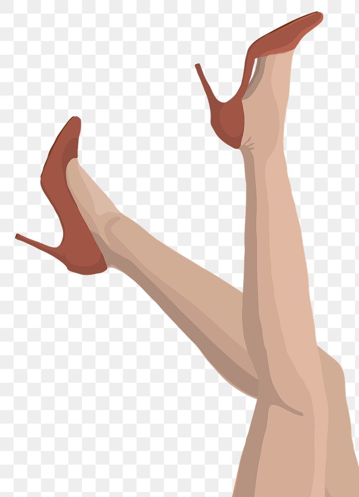 Women&rsquo;s high heels png sticker, feminine transparent illustration