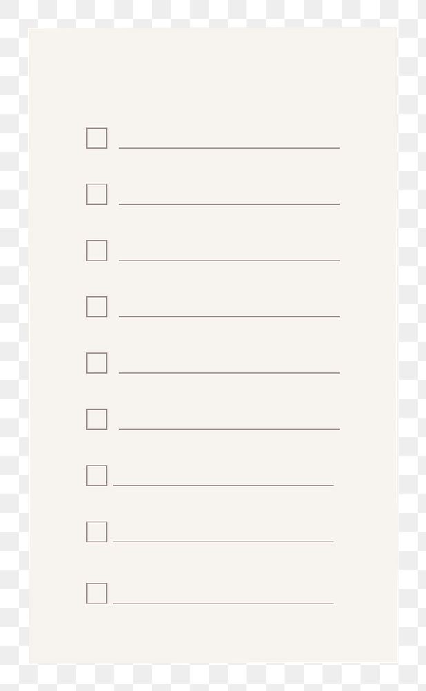To do list sheet png stationery design sticker