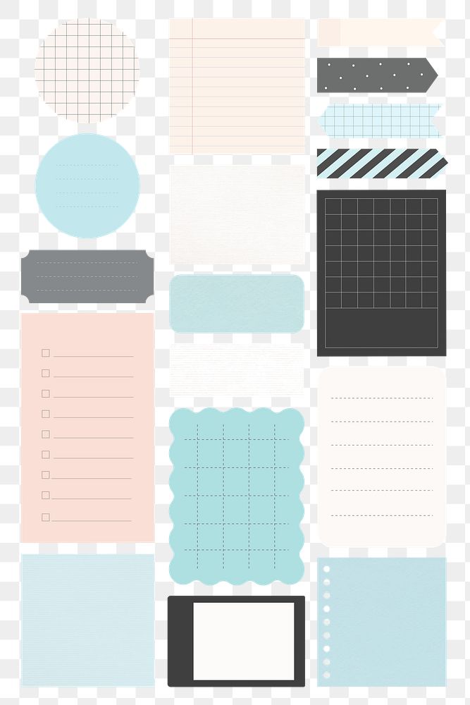 Notepad reminder paper png sticker Premium PNG rawpixel
