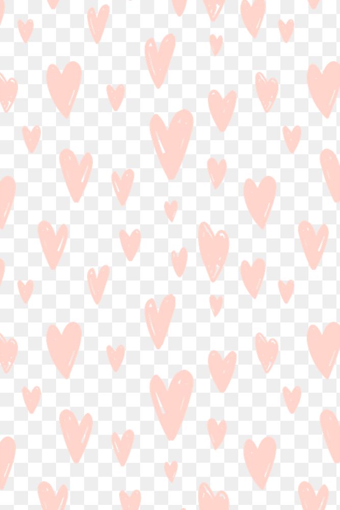 Png background with cute heart | Free PNG - rawpixel