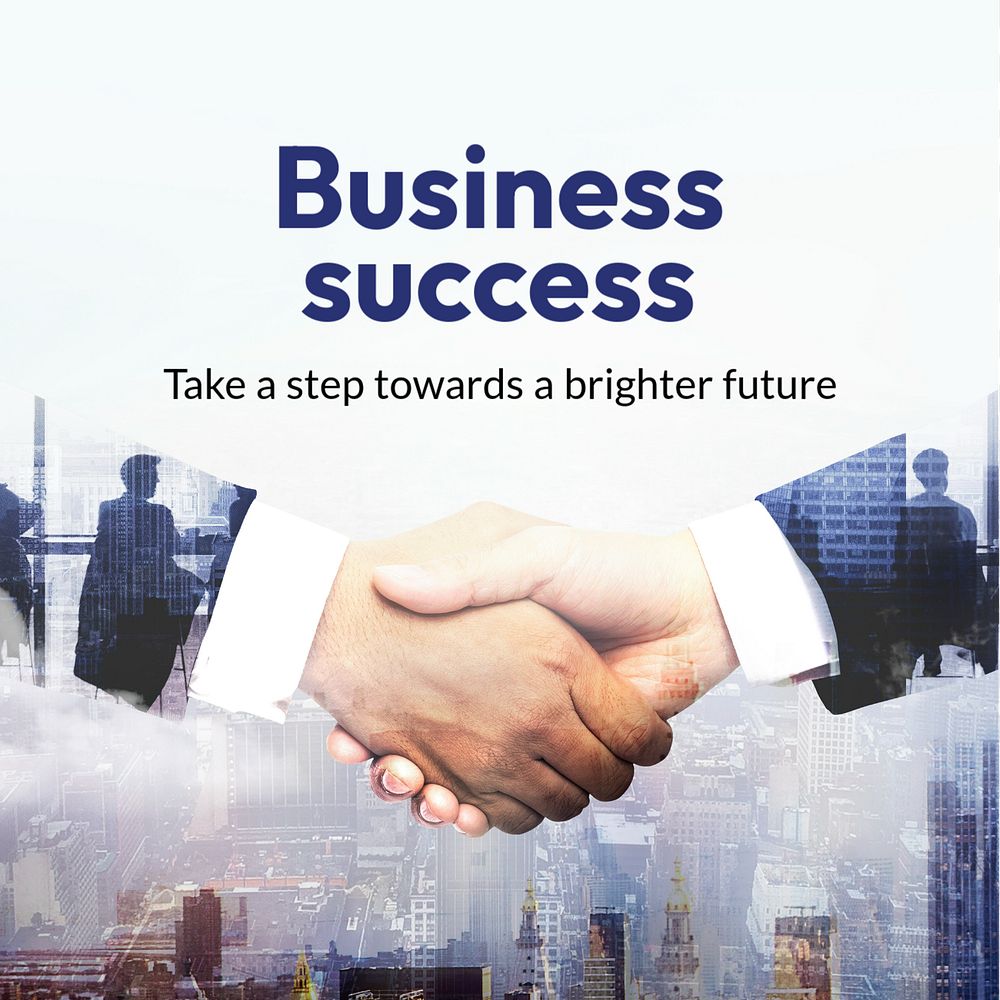 Business, Facebook post template, editable remixed media design 