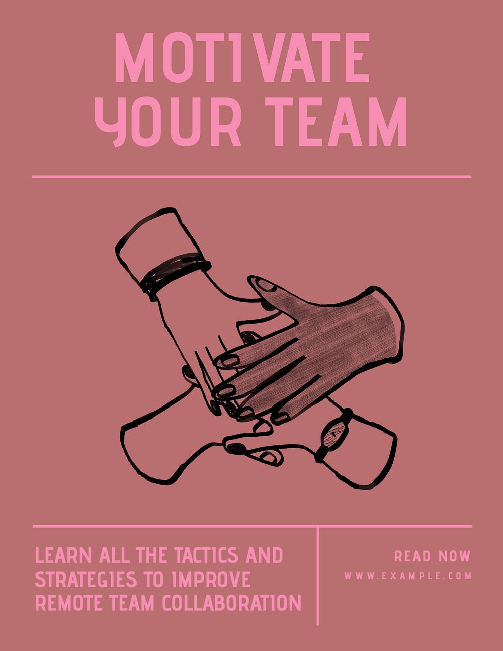 Team collaboration tactics flyer template, editable advertisement