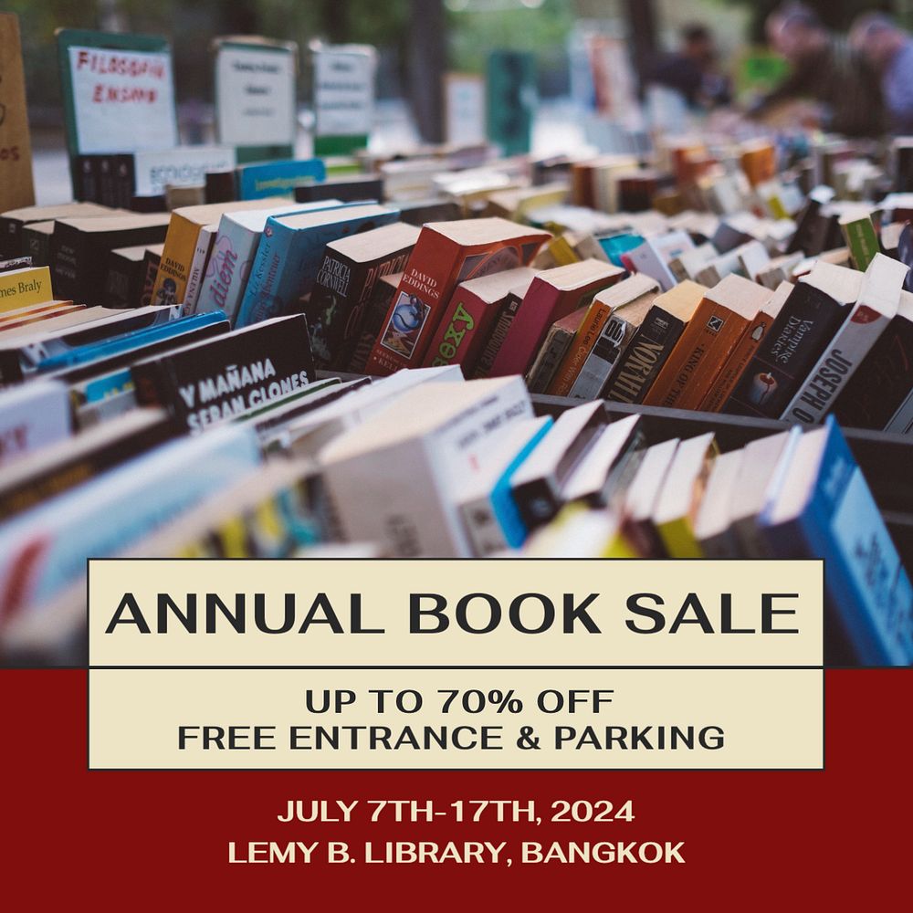 Annual book sale Instagram post template, editable text