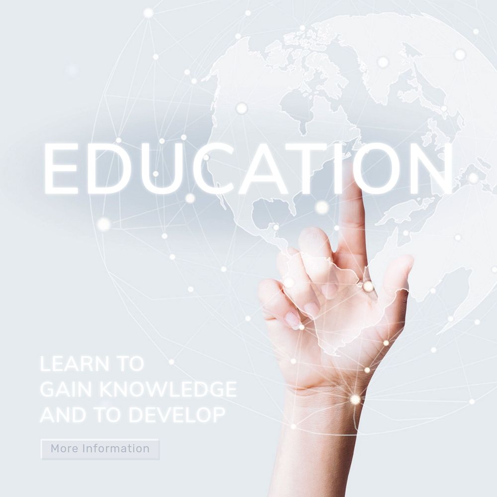 Global education Instagram post template