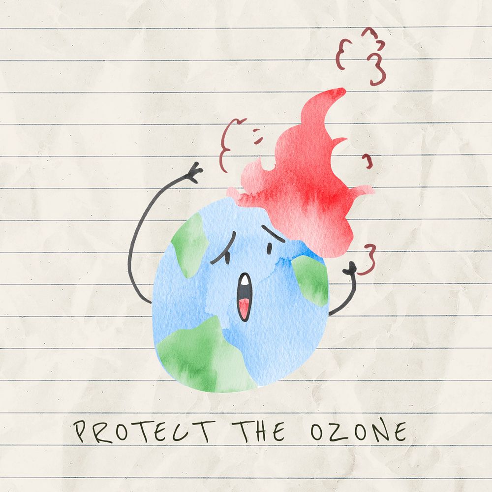 Protect the ozone Instagram post template