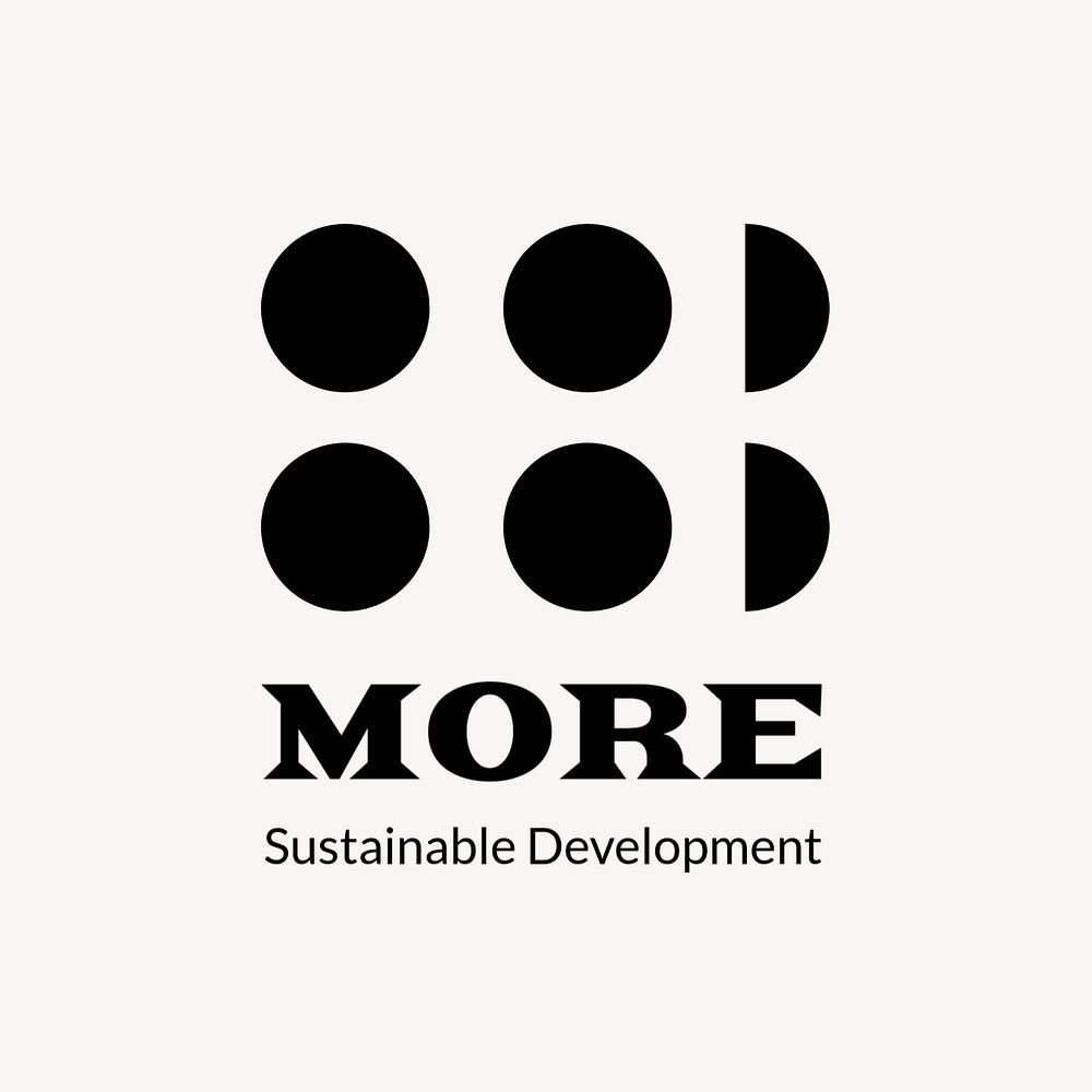 Geometric business logo template, professional corporate identity