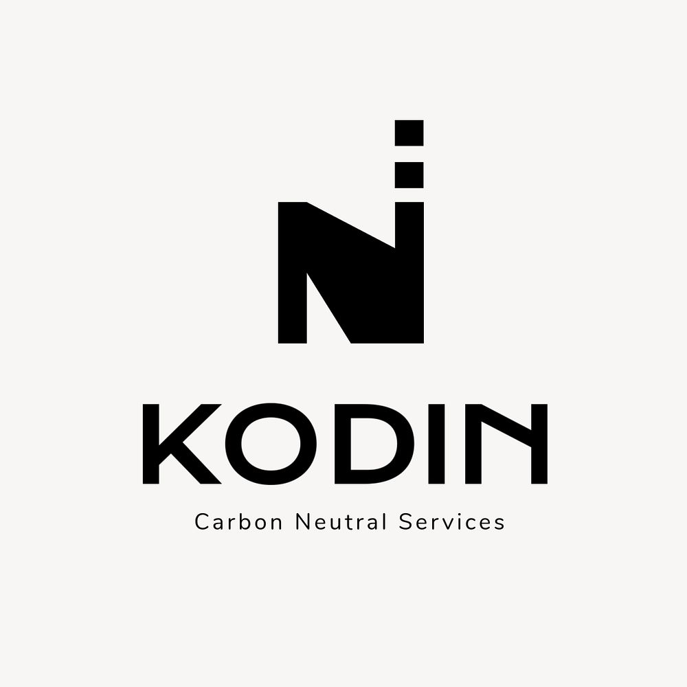 Abstract minimal logo template, professional business