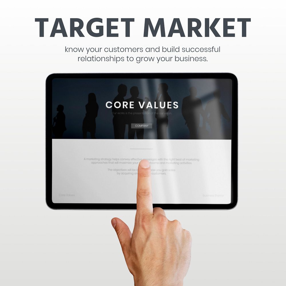 Business planning Instagram post template, editable design 