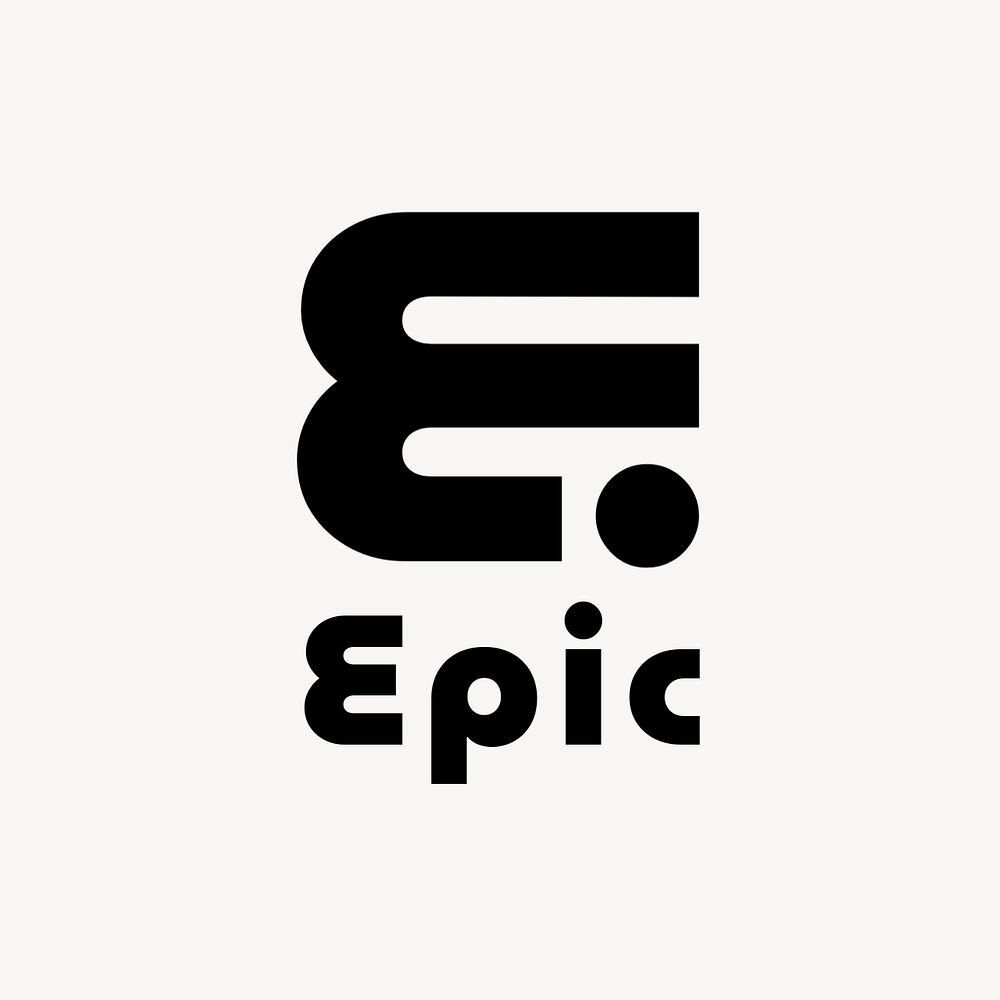 Abstract epic logo template, business identity