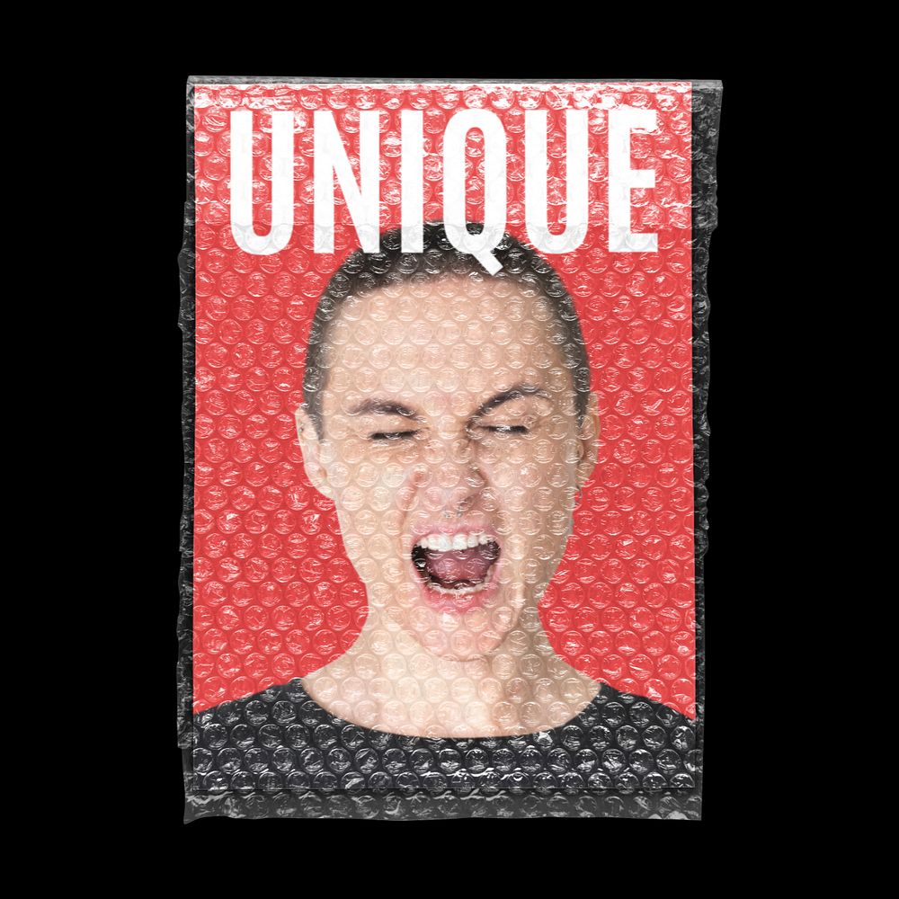 Bubble wrap mockup, editable design Premium Mockup Generator rawpixel