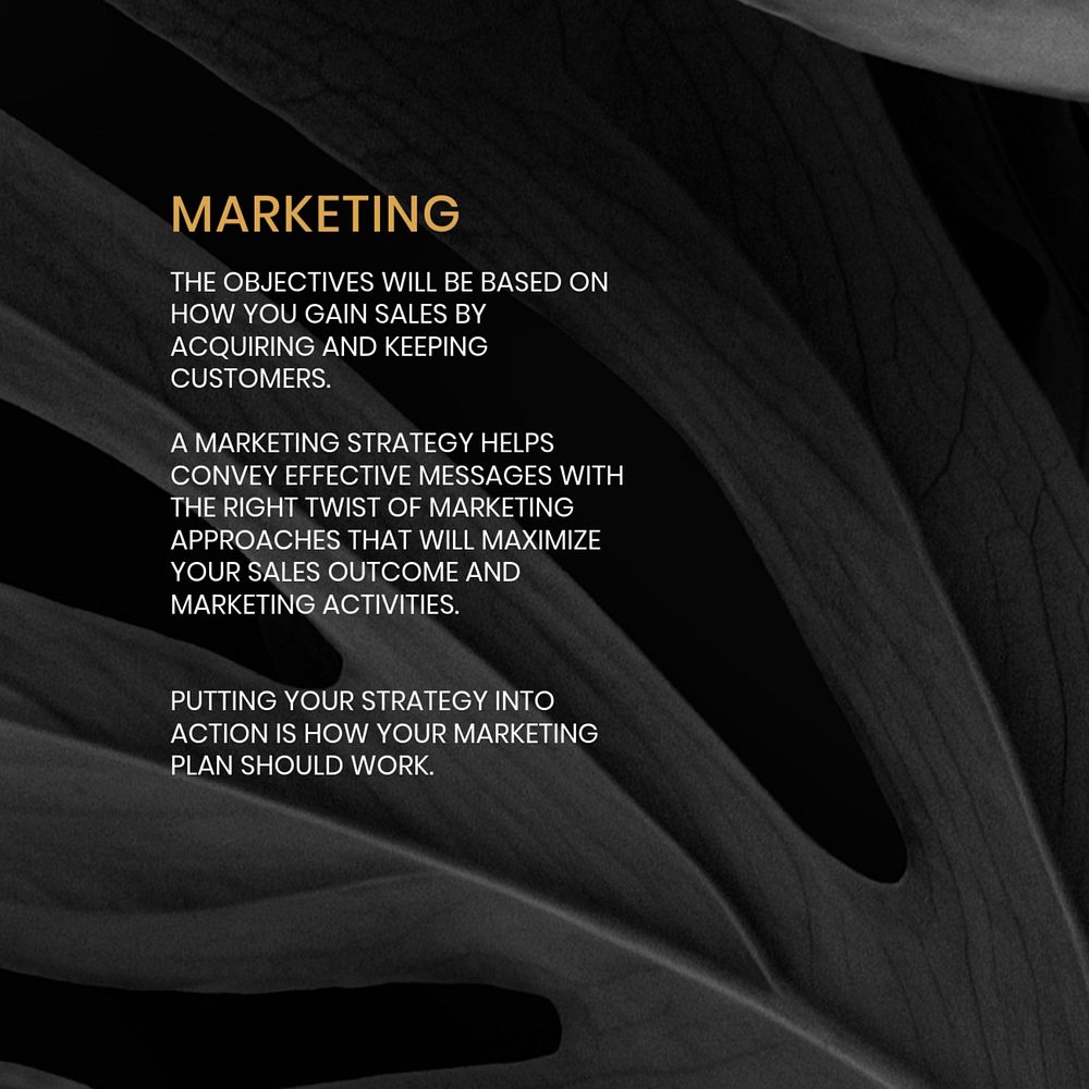 Marketing strategy Facebook post template, editable design 