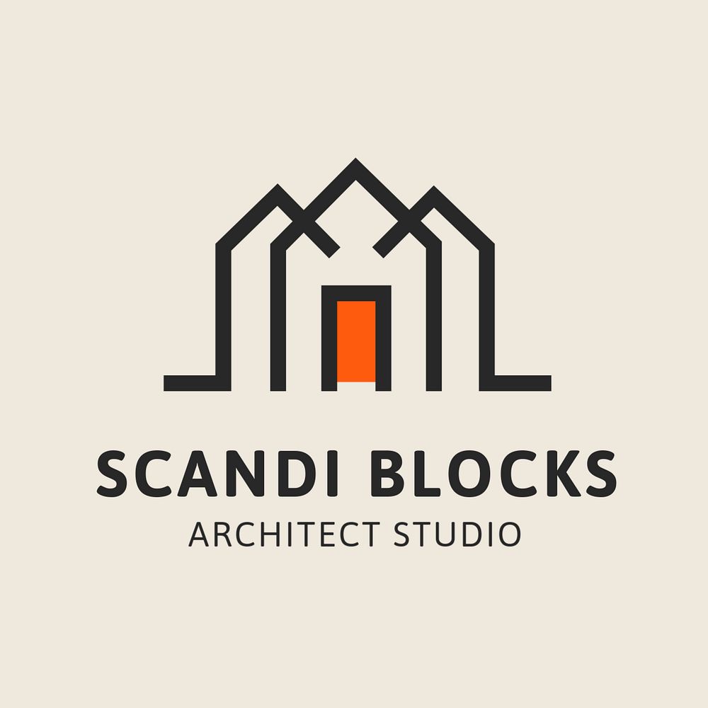 Customizable logo template, architecture design