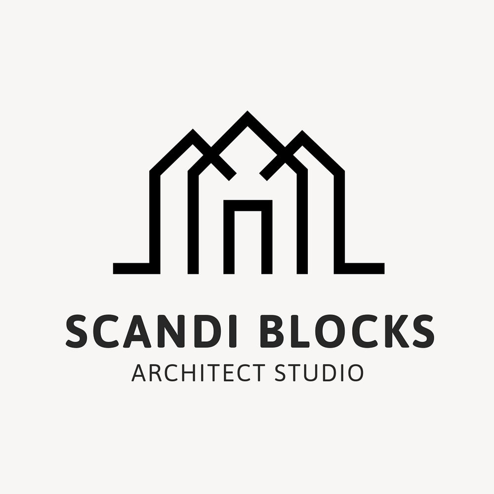 Customizable logo template, architecture design