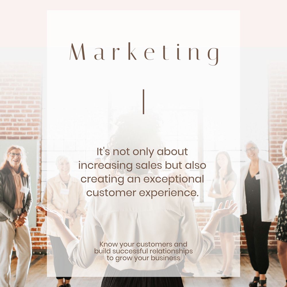 Business marketing Instagram post template