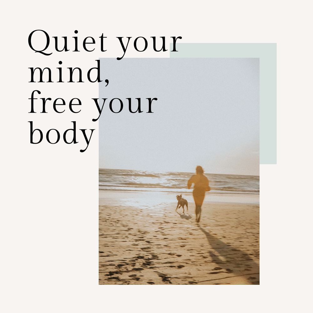 Summer minimal instagram story template, aesthetic quote, editable text